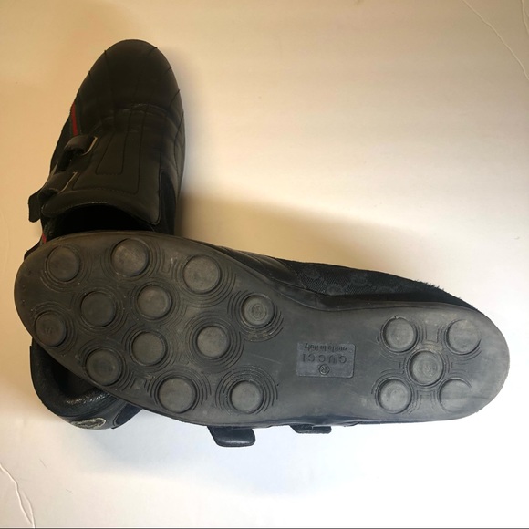 Gucci Leather Sneakers with Velcro - Picture 10 of 10